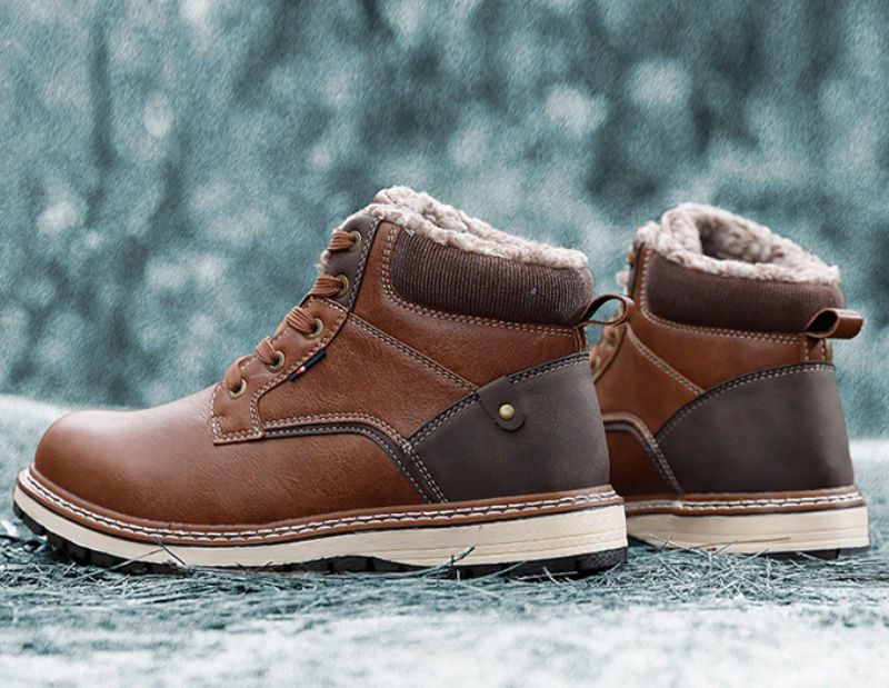Buty Zimowe Męskie Geller - Kawowy