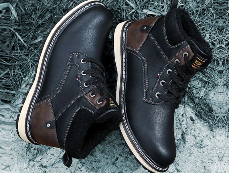 Buty Zimowe Męskie Geller - Kawowy