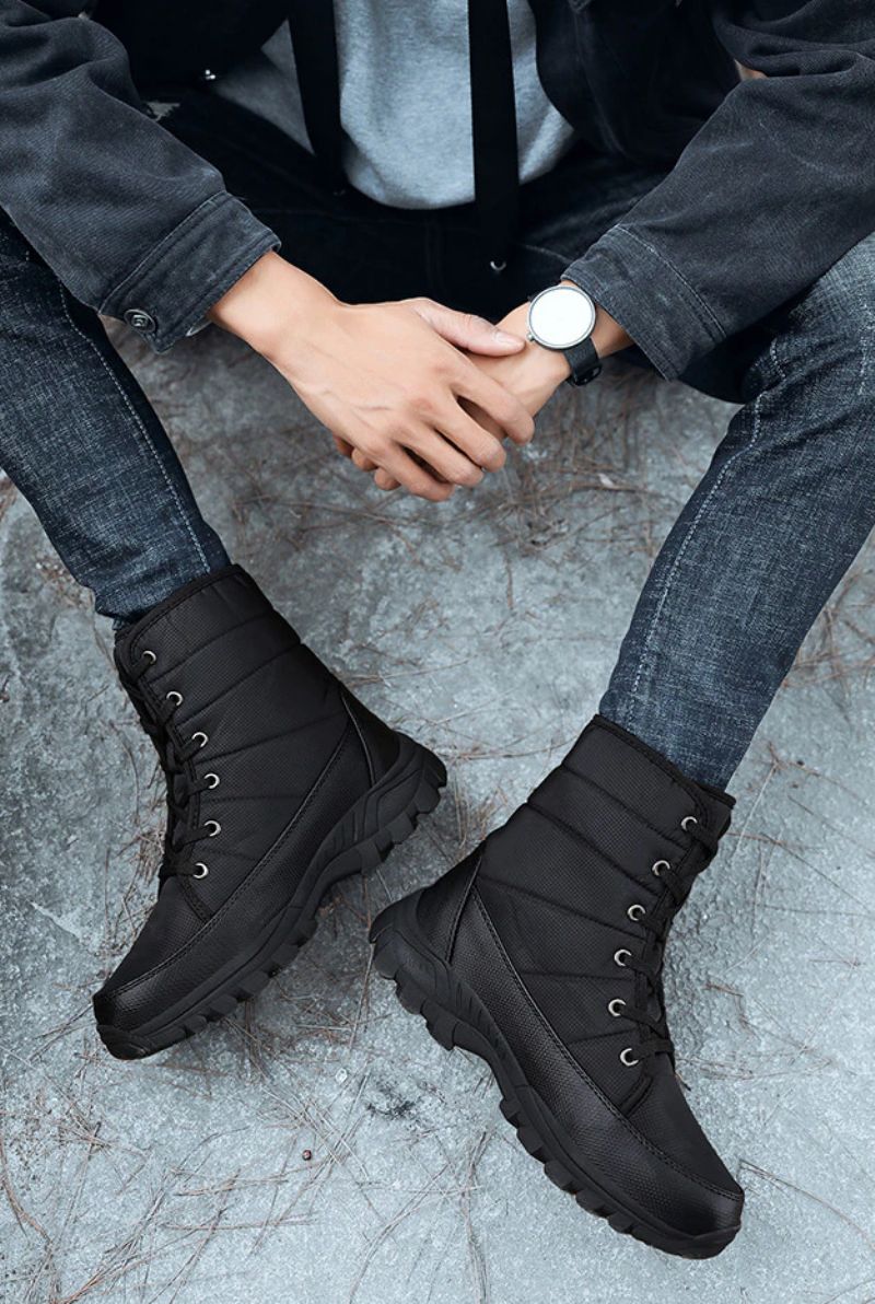 Buty Zimowe Męskie Goros - Szary
