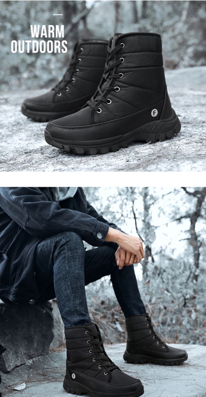 Buty Zimowe Męskie Goros - Szary
