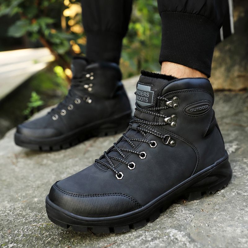 Buty Zimowe Męskie Haven - Brązowy