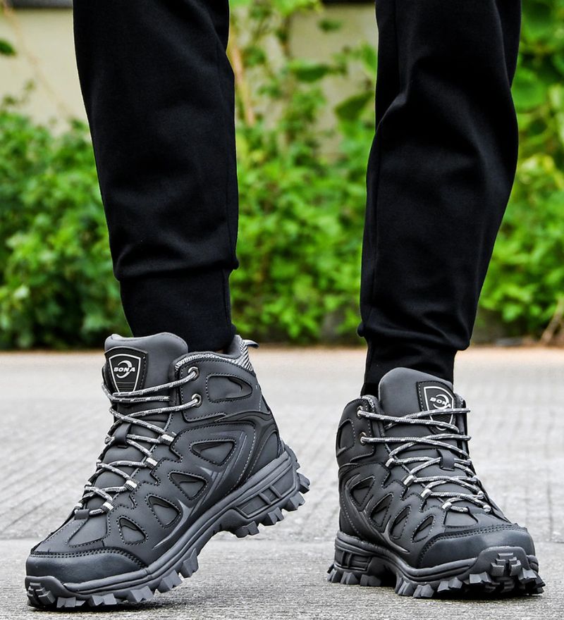 Buty Zimowe Męskie Hayden - Czarny