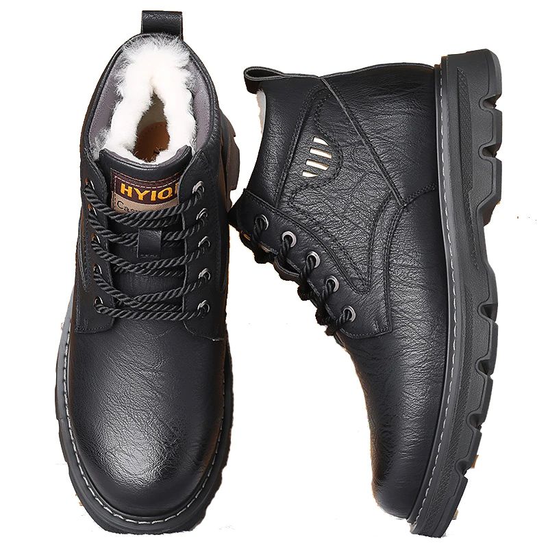 Buty Zimowe Męskie Heracles - Czarny