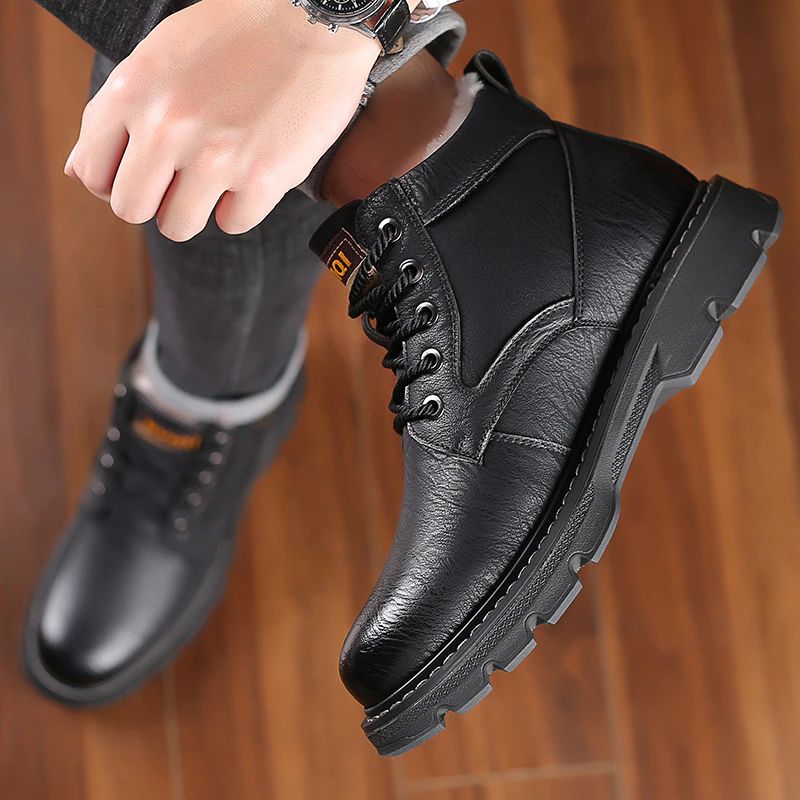 Buty Zimowe Męskie Heracles - Czarny