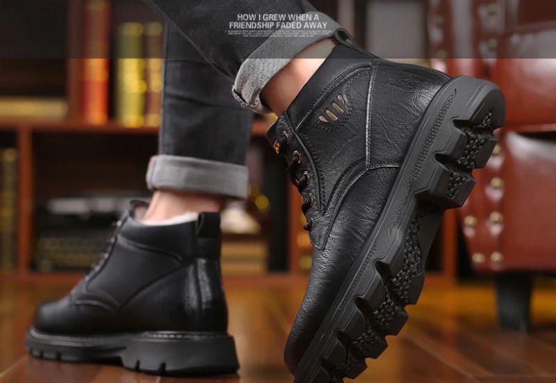 Buty Zimowe Męskie Heracles - Czarny
