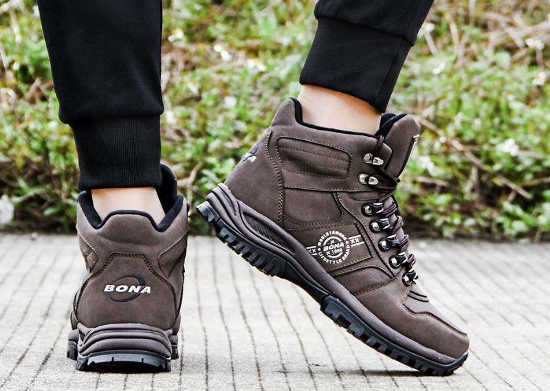 Buty Zimowe Męskie Jayden - Kawowy