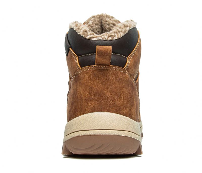 Buty Zimowe Męskie Kassady - Brązowy Futro