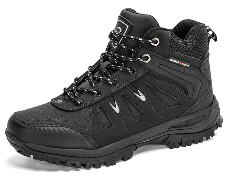 Buty Zimowe Męskie Matt - Czarny