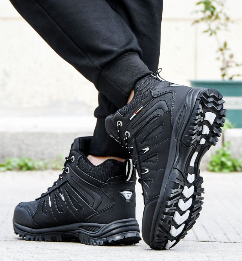 Buty Zimowe Męskie Matt - Czarny