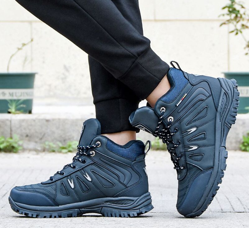 Buty Zimowe Męskie Matt - Czarny