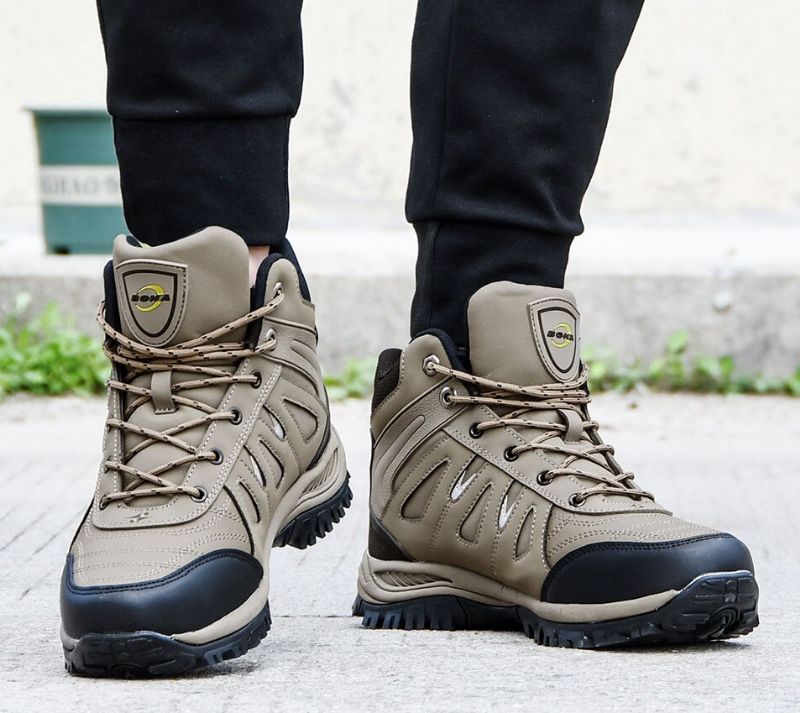 Buty Zimowe Męskie Matt - Czarny