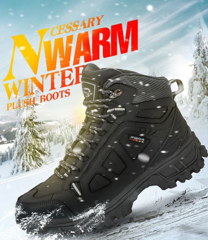 Buty Zimowe Męskie Maverick - Szary