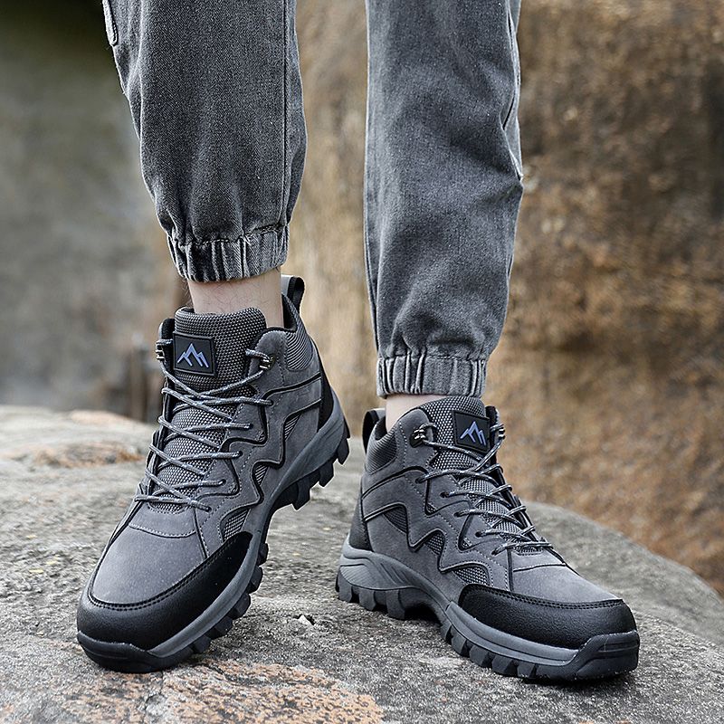 Buty Zimowe Męskie Moises - Szary