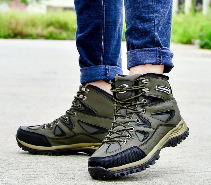 Buty Zimowe Męskie Nathaniel - Czarny