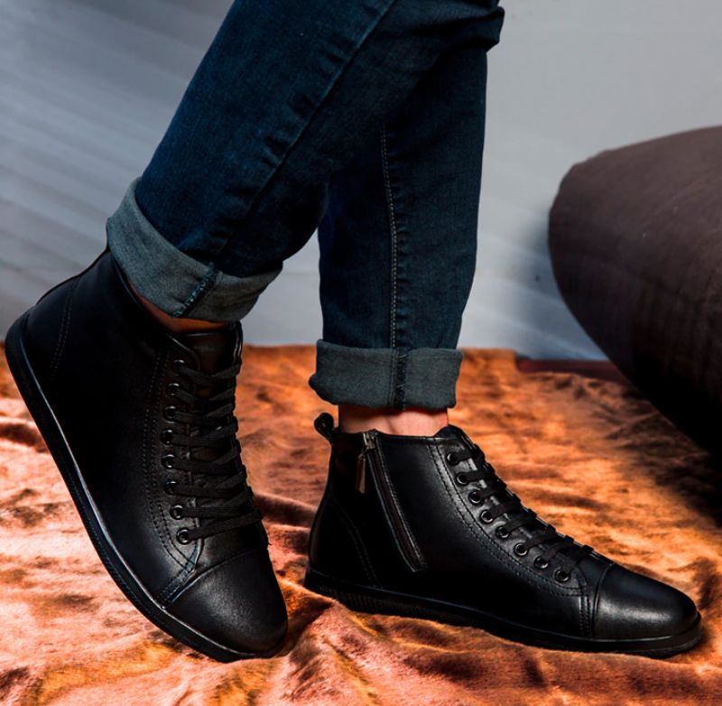 Buty Zimowe Męskie Olaf - Niebieski
