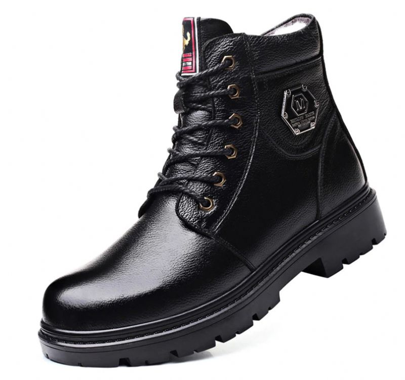 Buty Zimowe Męskie Persa - Czarny