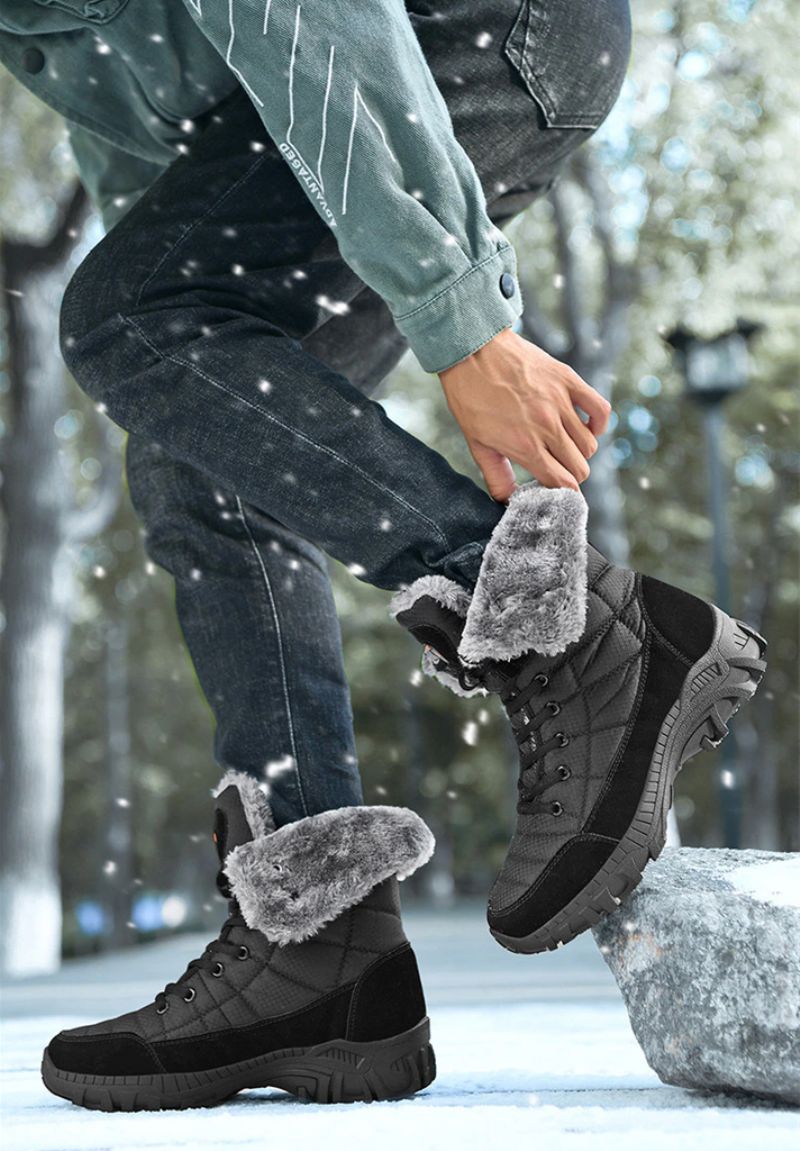 Buty Zimowe Męskie Ray - Szary