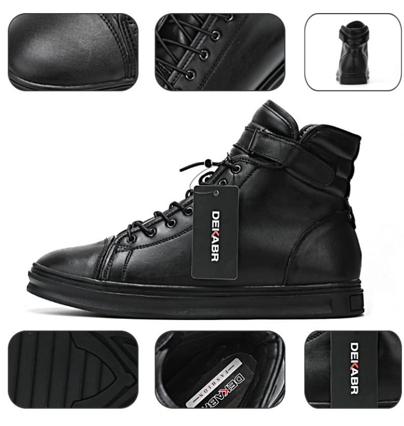 Buty Zimowe Męskie Sharp - Czarny