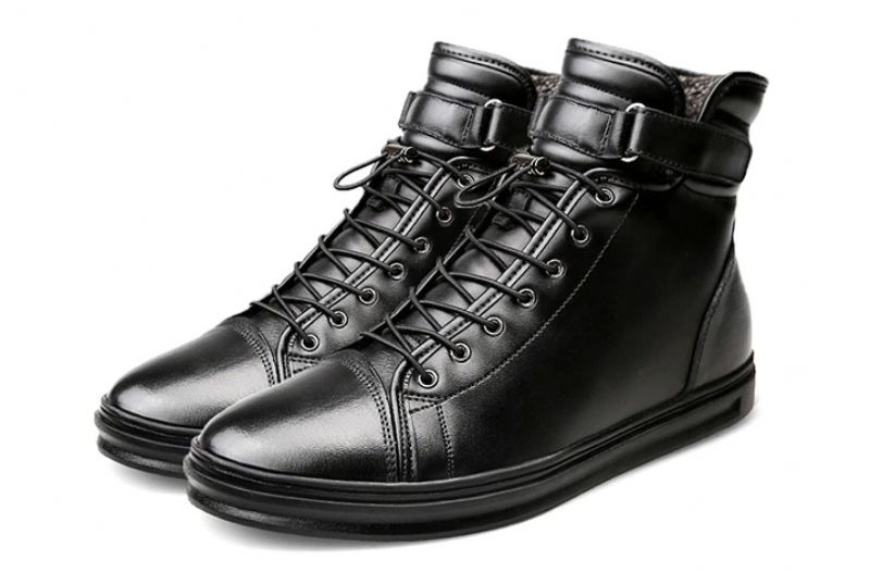 Buty Zimowe Męskie Sharp - Czarny