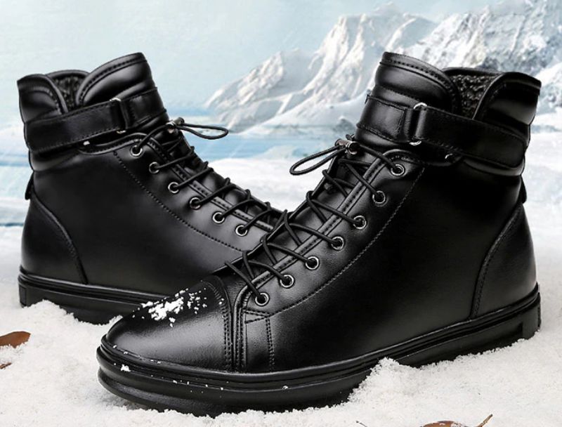 Buty Zimowe Męskie Sharp - Czarny