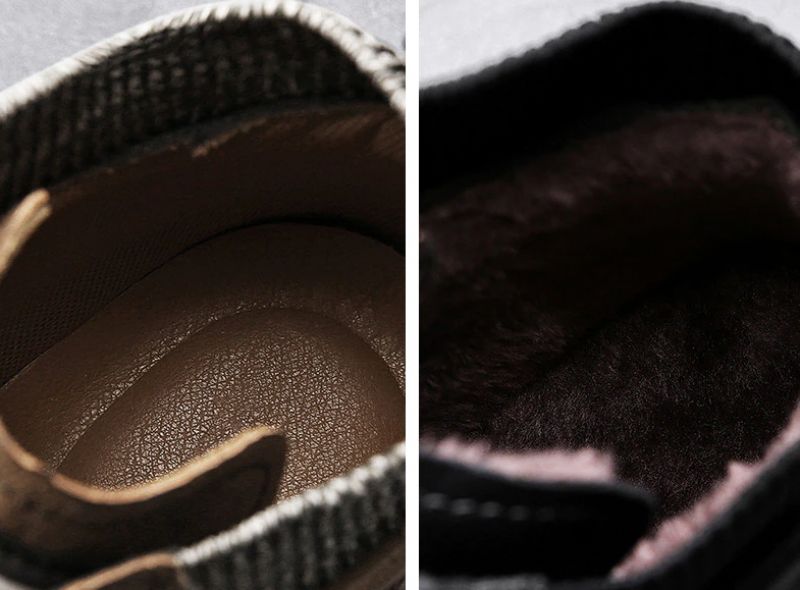 Buty Zimowe Męskie Silver - Czarny