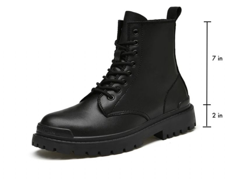 Buty Zimowe Męskie Tod - Czarne Futro