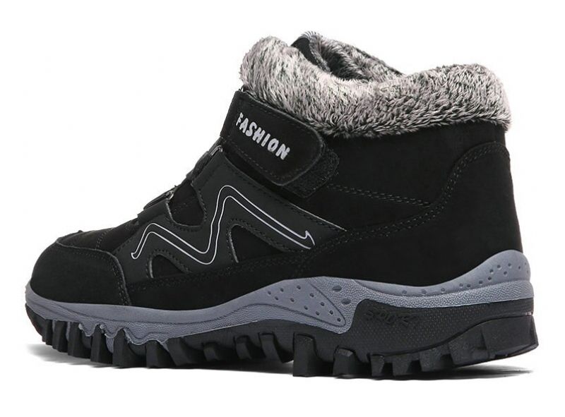 Buty Zimowe Męskie Yeti - Czarny