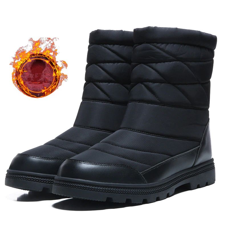 Buty Zimowe Thanos Męskie - Czarny