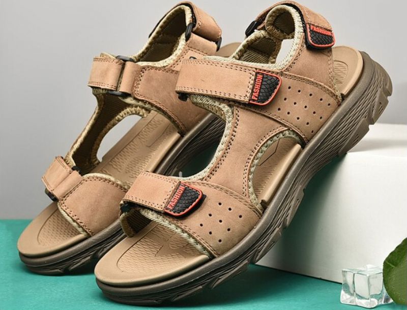 Cacique Męskie Sandały Trekkingowe - Khaki