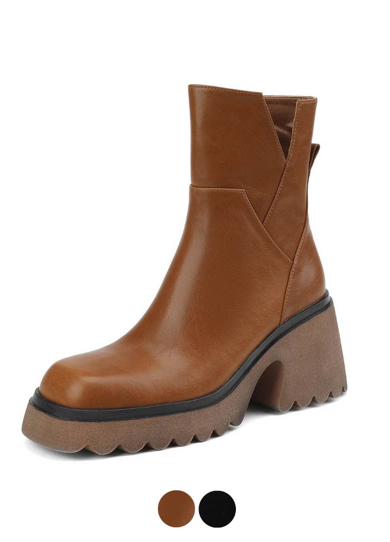 Camacho Damskie Buty Biurowe Na Platformie Do Kostki