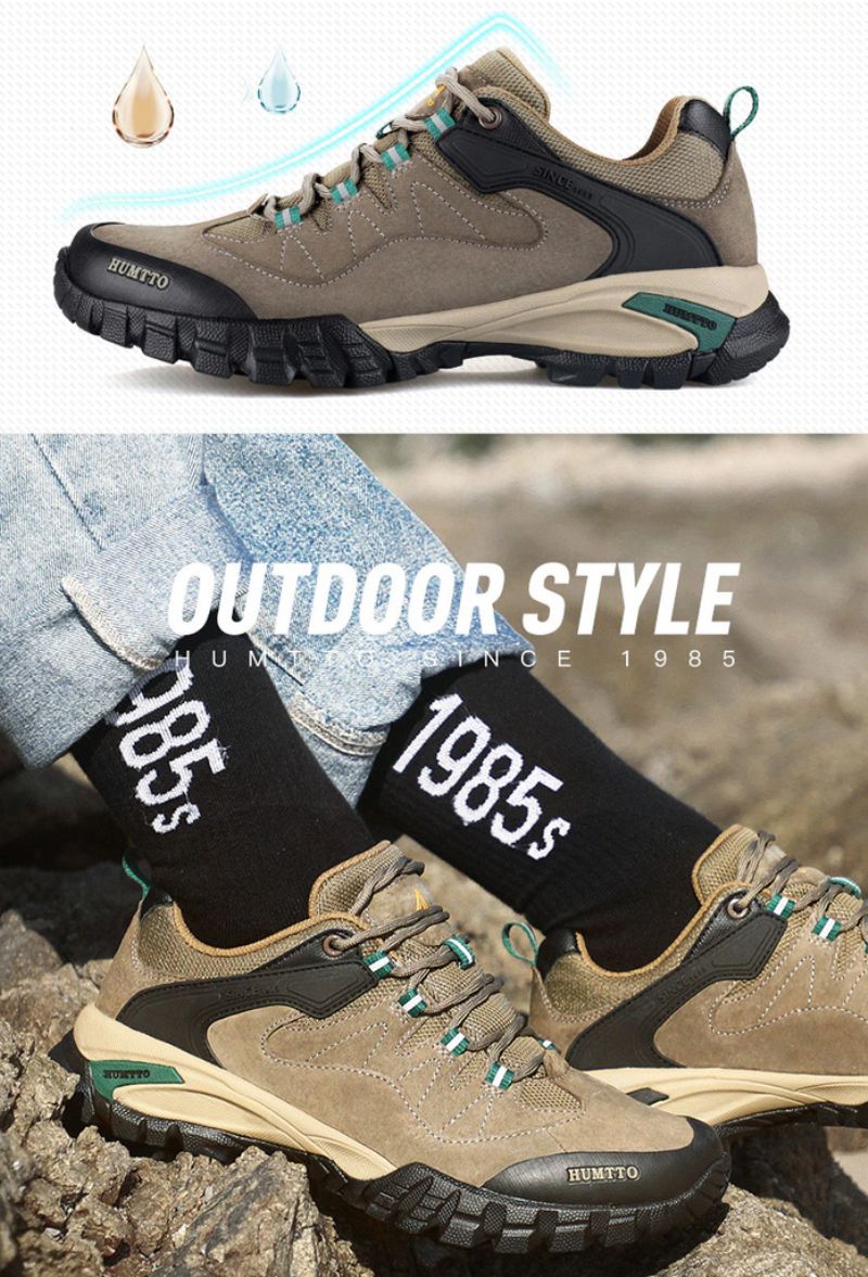Camacho Skórzane Buty Outdoorowe Dla Obu Płci - Beżowy