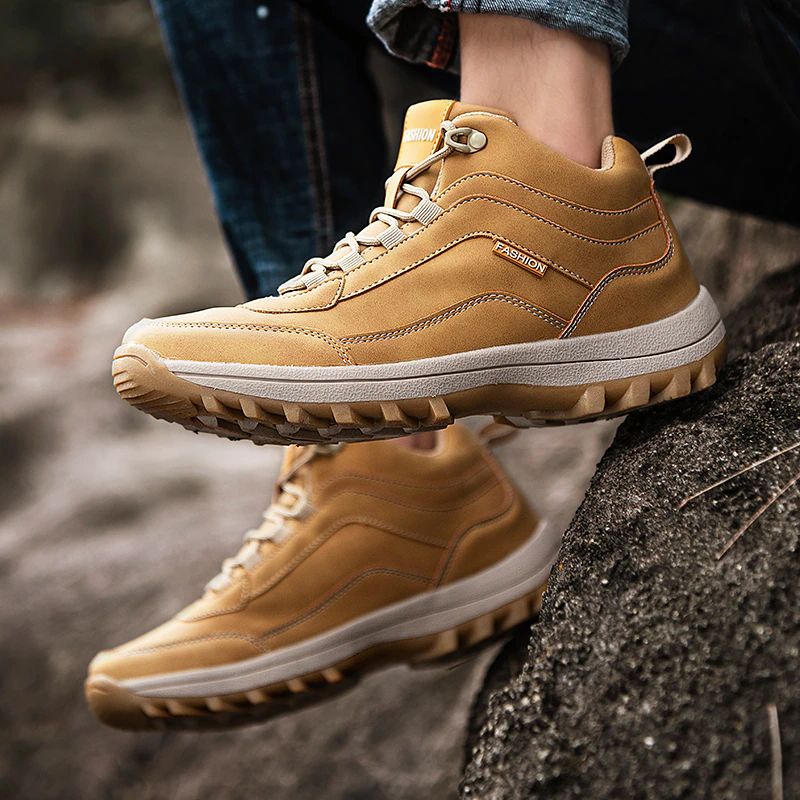 Cardiff Męskie Buty Trekkingowe - Złoty