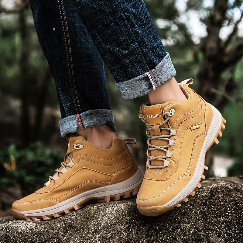 Cardiff Męskie Buty Trekkingowe - Złoty