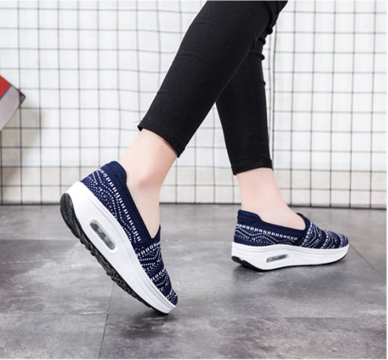 Caribay Damskie Buty Platformowe - Niebieski