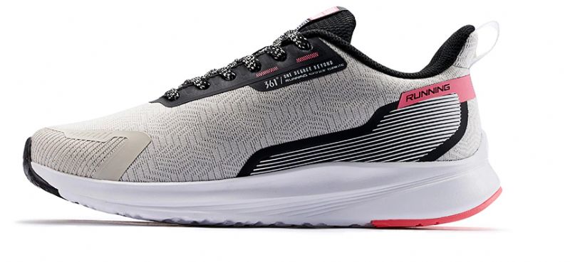 Carl Damskie Oddychające Buty Do Biegania - Biały Lt.Coral