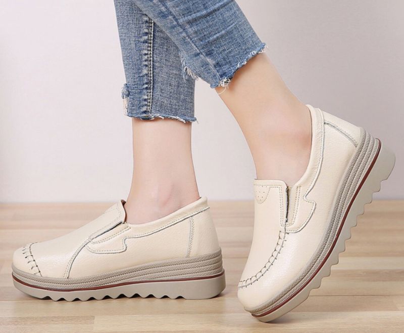 Carlin Damskie Buty Na Platformie - Żółty