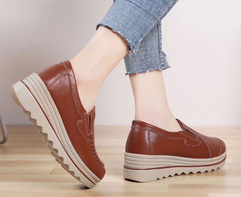 Carlin Damskie Buty Na Platformie - Żółty