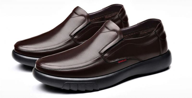 Carlo Męskie Mokasyny Eleganckie Buty - Czarny