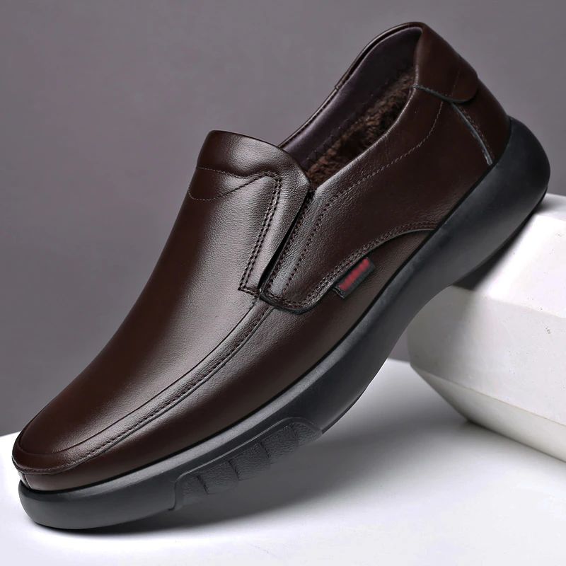 Carlo Męskie Mokasyny Eleganckie Buty - Czarny
