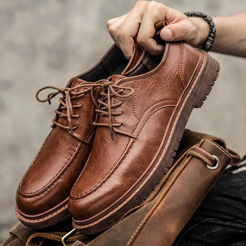 Carlos Męskie Buty Loafer - Brązowy