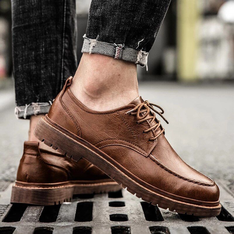 Carlos Męskie Buty Loafer - Brązowy