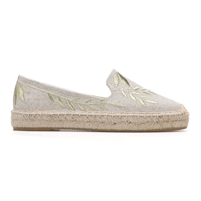 Carmelia Damskie Wsuwane Espadryle - Khaki