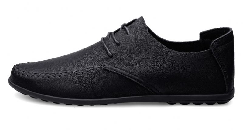 Carmelo Męskie Mokasyny Formal Buty - Czarny