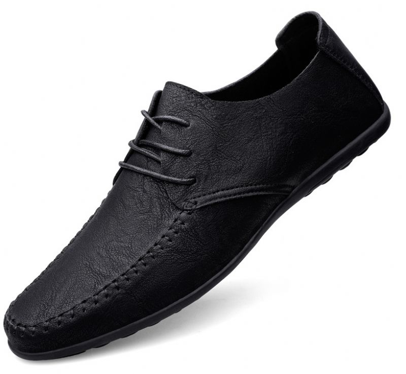 Carmelo Męskie Mokasyny Formal Buty - Czarny