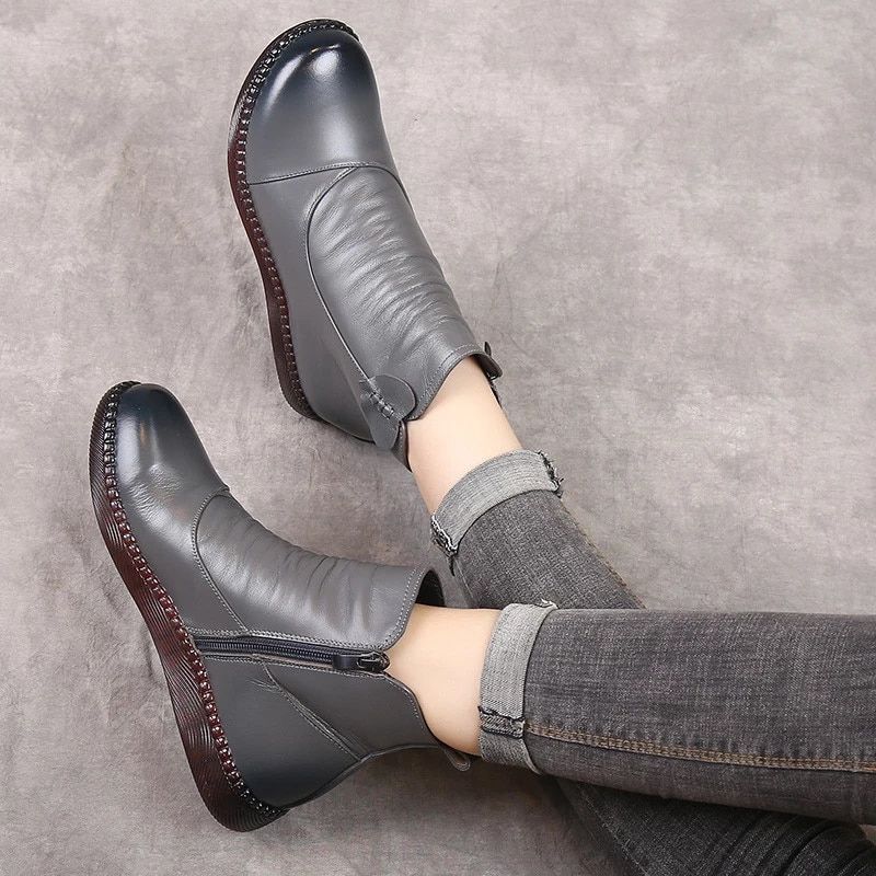 Carmen Damskie Buty - Szary Bez pluszu