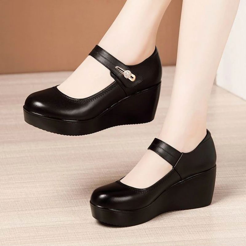 Carmenza Damskie Buty Na Platformie - Brązowy