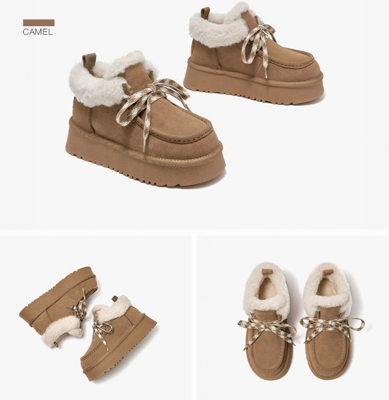 Carmin Damskie Buty Śniegowe - Czarny