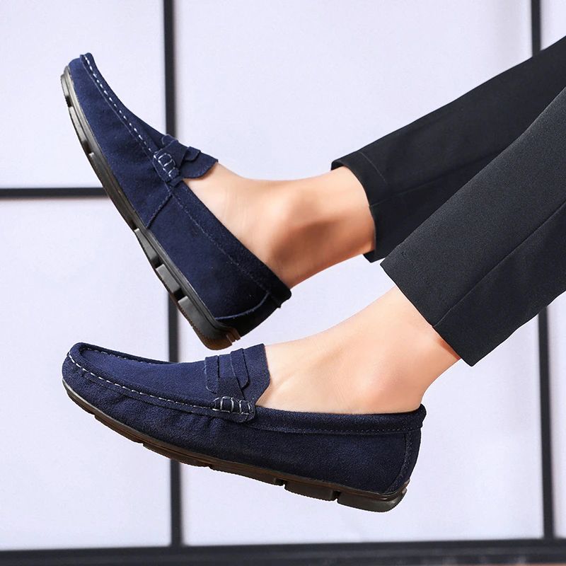 Castañeda Men's Loafers Casual Shoes - Biały