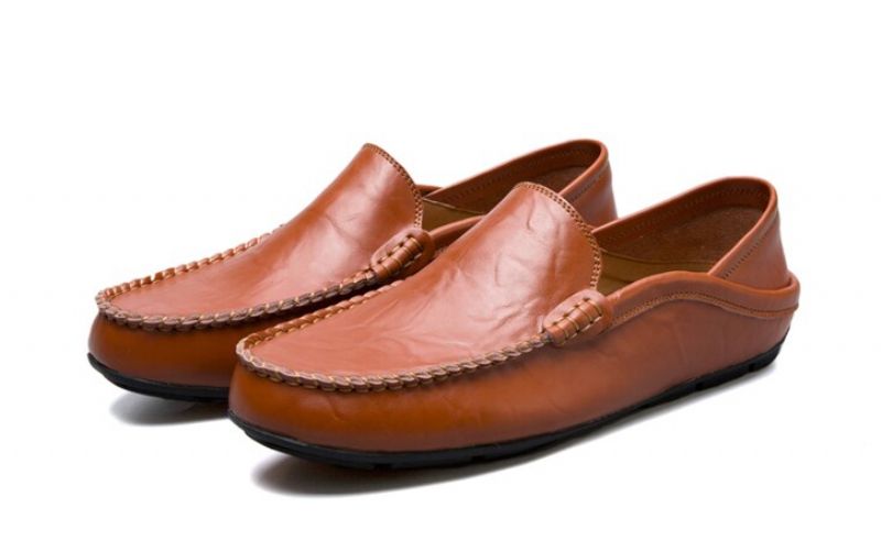 Castañeda Mokasyny Męskie Buty Casualowe - Żółty