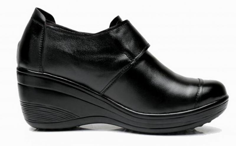 Catalina Damskie Buty Na Platformie Bez Sznurówek - Czarny
